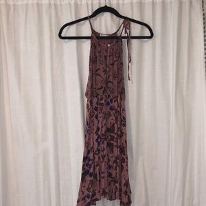 Purple floral tunic shirt/dress